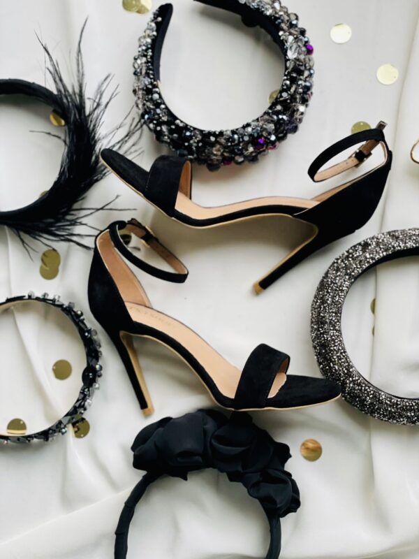 elegant black high heels