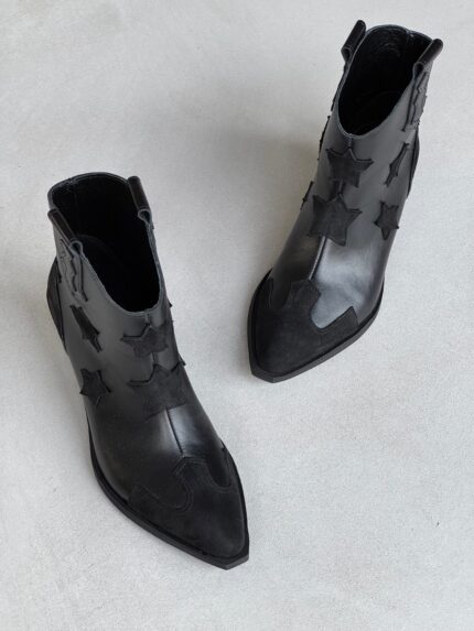 czarne kowbojki damskie