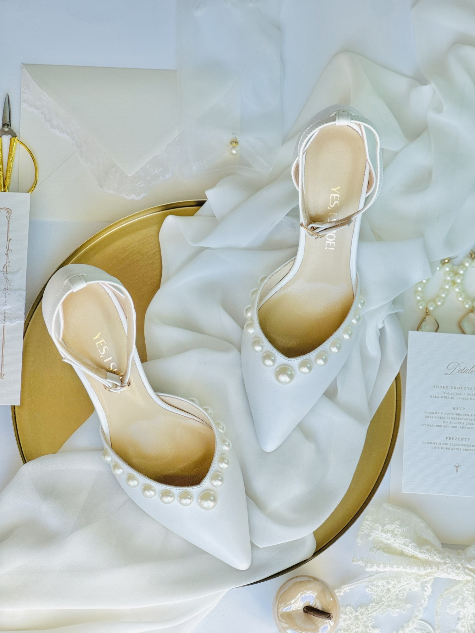 buty-ślubne-z-perłami HELENA PEARL LINE - obrazek 1